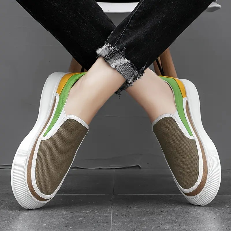 Hoyle-Breathable canvas thick sole