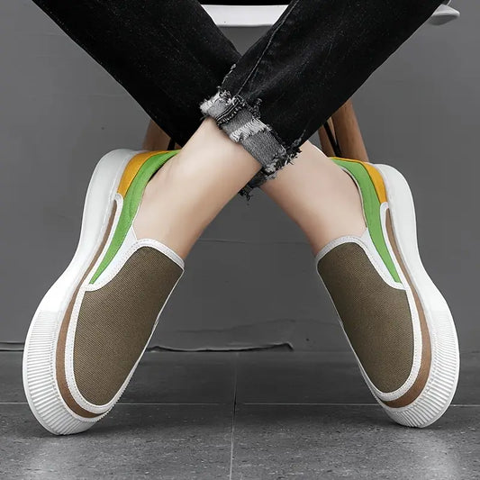 Hoyle-Breathable canvas thick sole